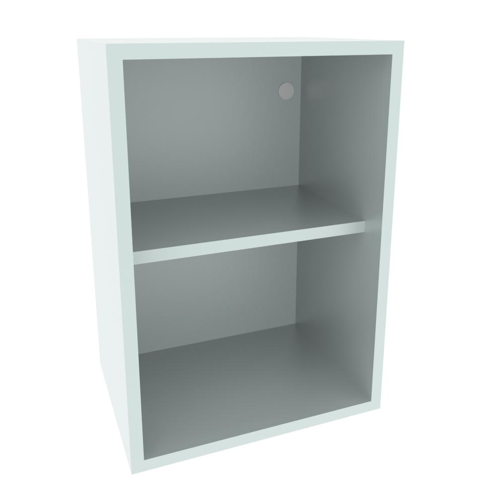 400mm Wall Open Display Unit (Low) Rivermoor Bespoke W