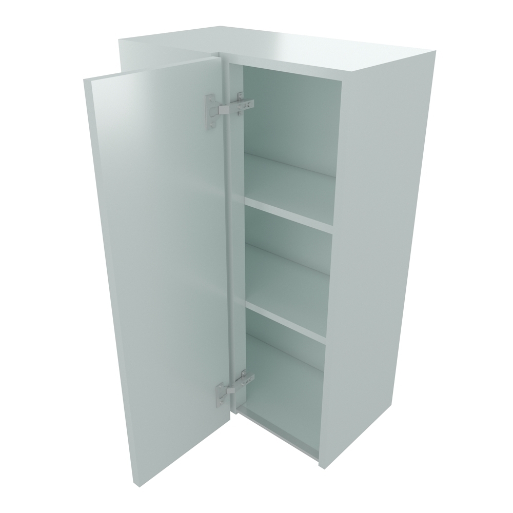 600mm True Handleless Corner Wall Unit - 300mm Door (Left Blank) (High) Denia W