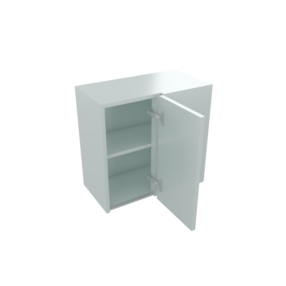 600mm True Handleless Corner Wall Unit - 300mm Door (Right Blank) (Low) Denia W