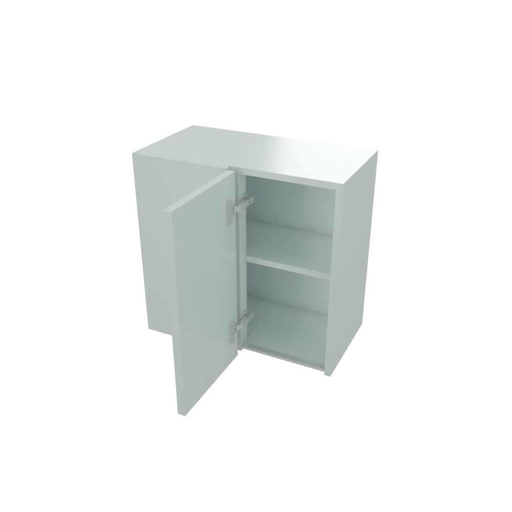600mm True Handleless Corner Wall Unit - 300mm Door (Left Blank) (Low) Denia W