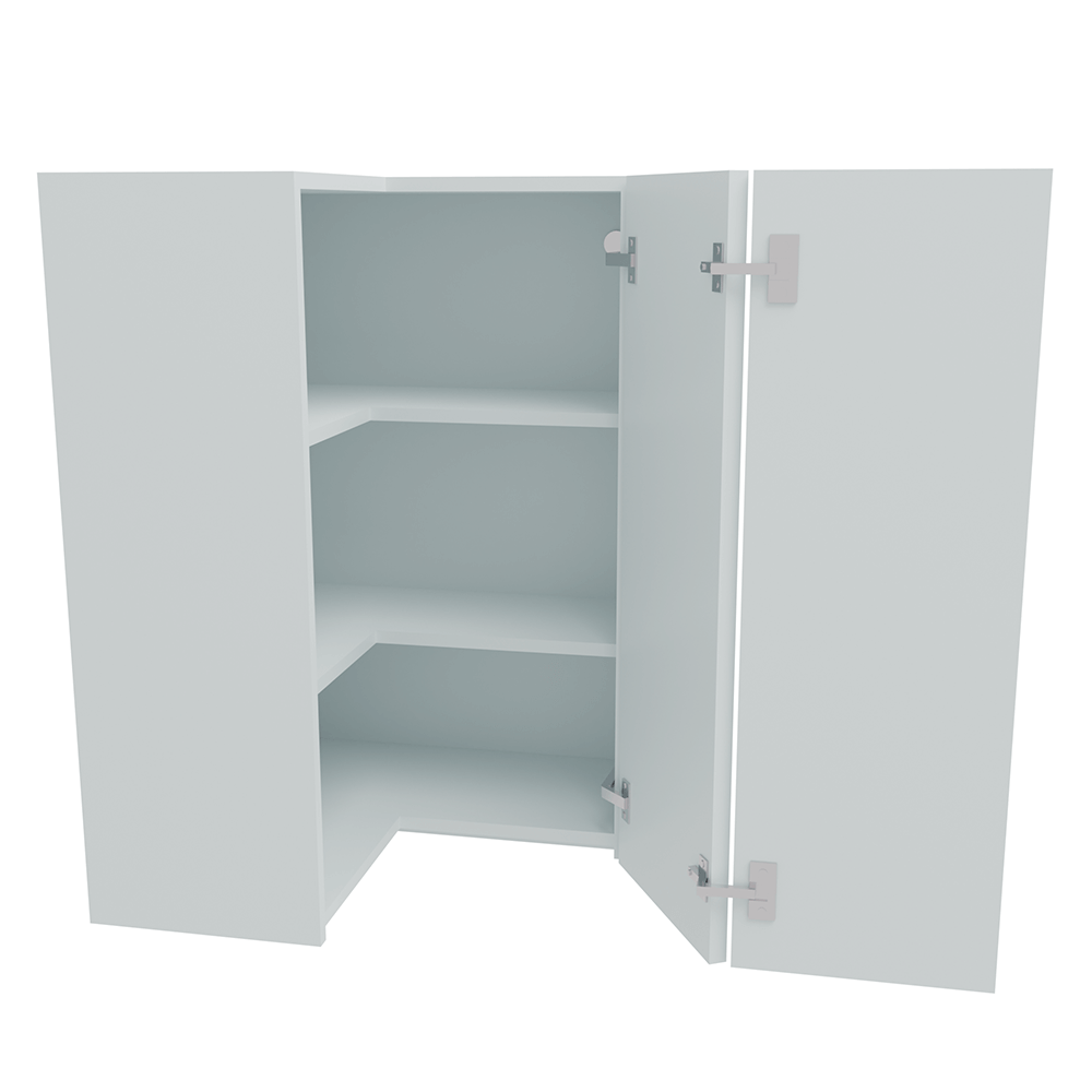 620 x 620mm True Handleless L-Shape Corner Wall Unit (High) Denia W