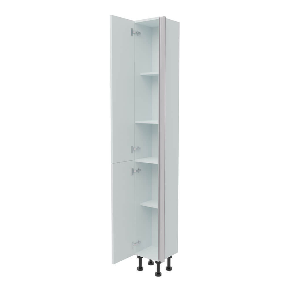 300mm True Handleless Tall Larder Unit - 895mm Lower Door - Left Hand (High) (300mm Deep) Denia W