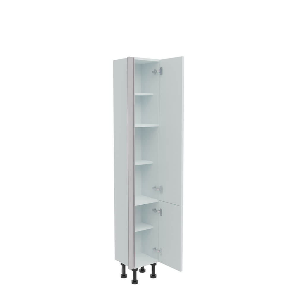 300mm True Handleless Tall Larder Unit - 570mm Lower Door - Right Hand (Low) (300mm Deep) Denia W