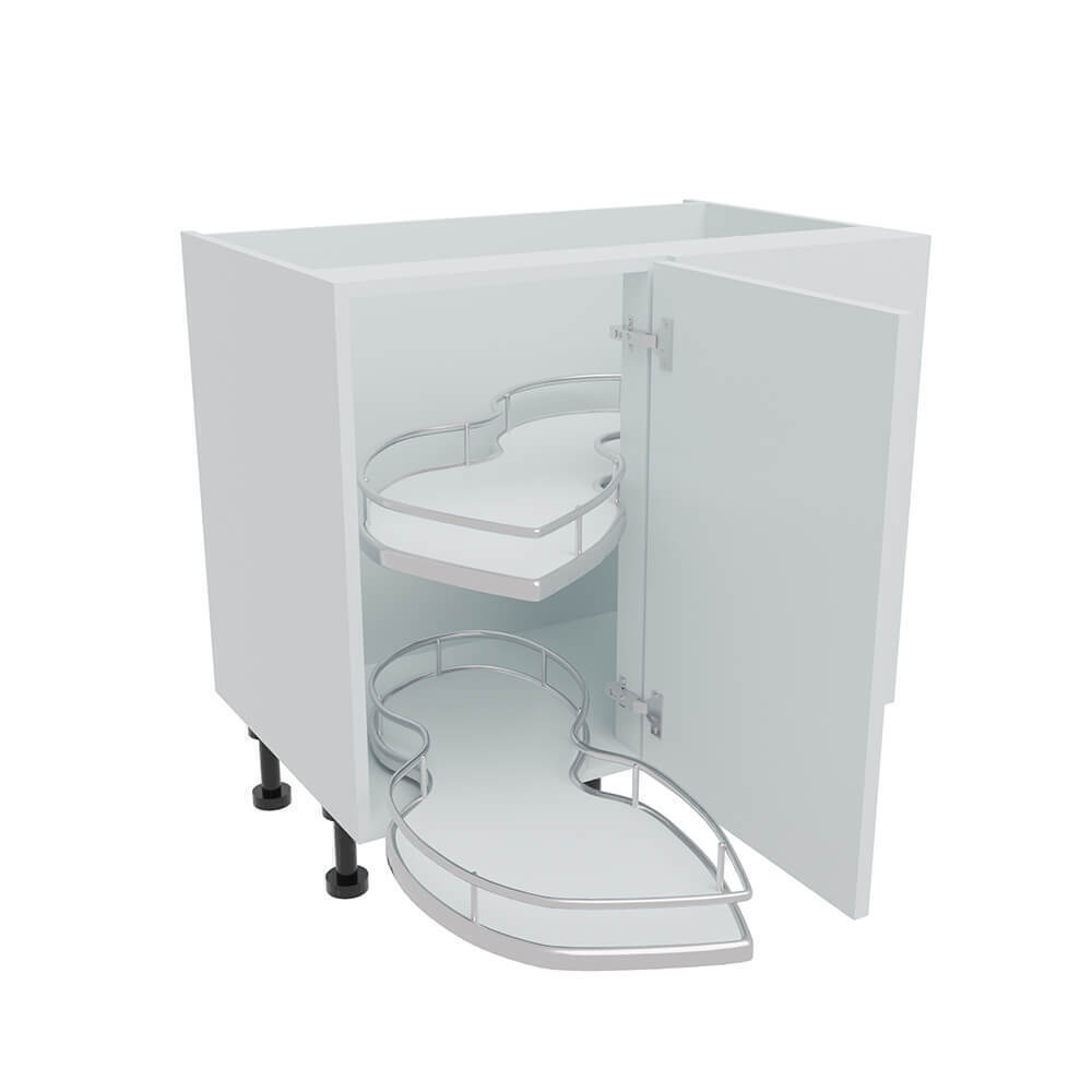 900mm Highline Corner Base Unit - Corner Pull Out Shelving - 450mm Door (Right Blank) Ultimo W