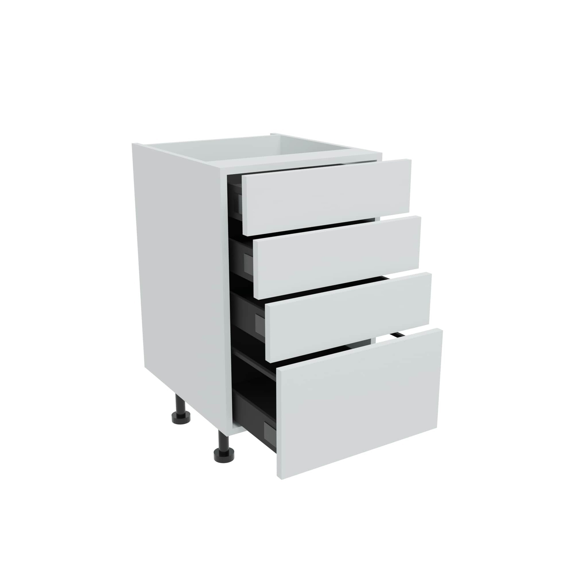 500mm 3+1 Pan Drawer Base Unit Treviso W
