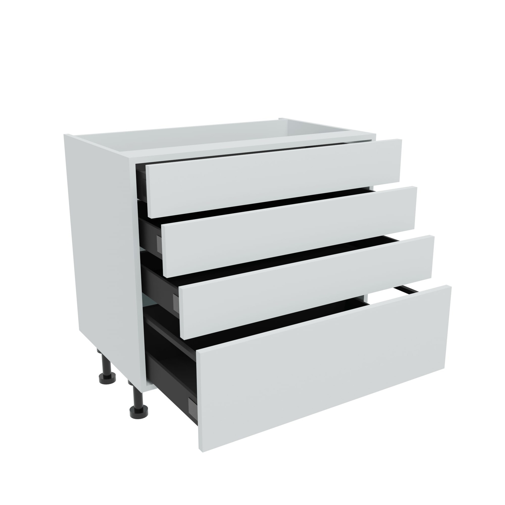 900mm 3+1 Pan Drawer Base Unit Treviso W