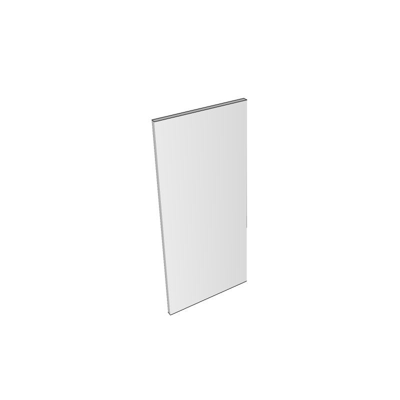 Wall End Panel - Plain (Medium) Ultimo W