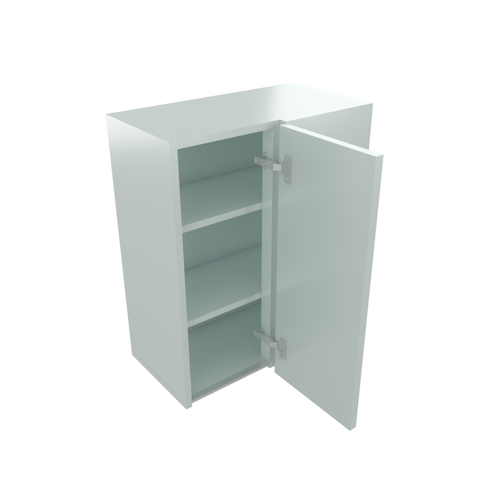 600mm True Handleless Corner Wall Unit - 300mm Door (Right Blank) (Medium) Liscio W