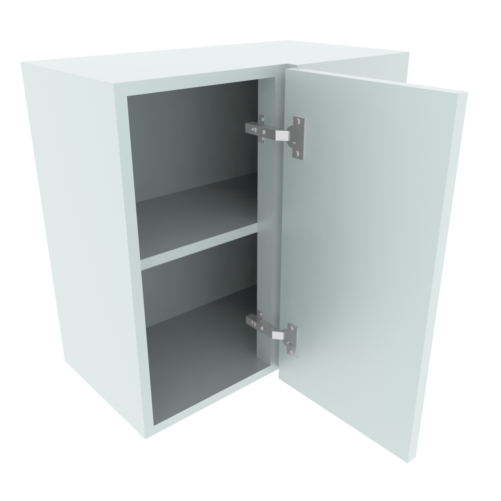 600mm Standard Corner Wall Unit - 300mm Door (Right Blank) (Low) Rivermoor Bespoke W