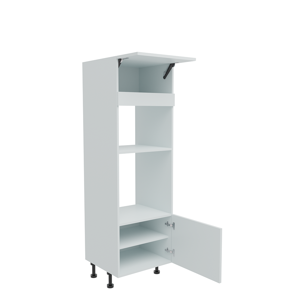 600mm Tall Single Oven & Mic Housing with Doors (Low) Ultimo W
