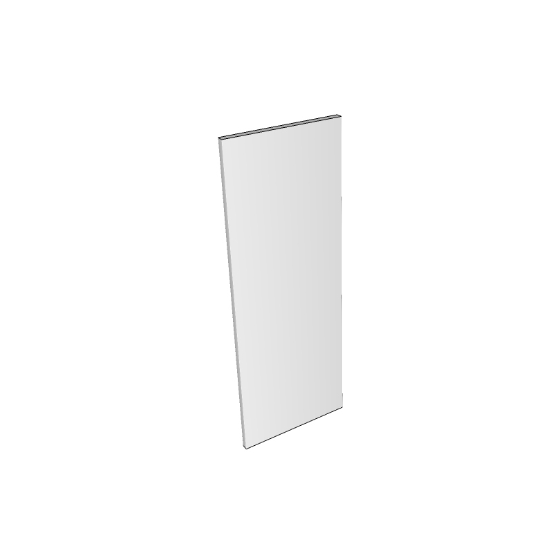 Wall End Panel - Plain (Medium) Liscio W