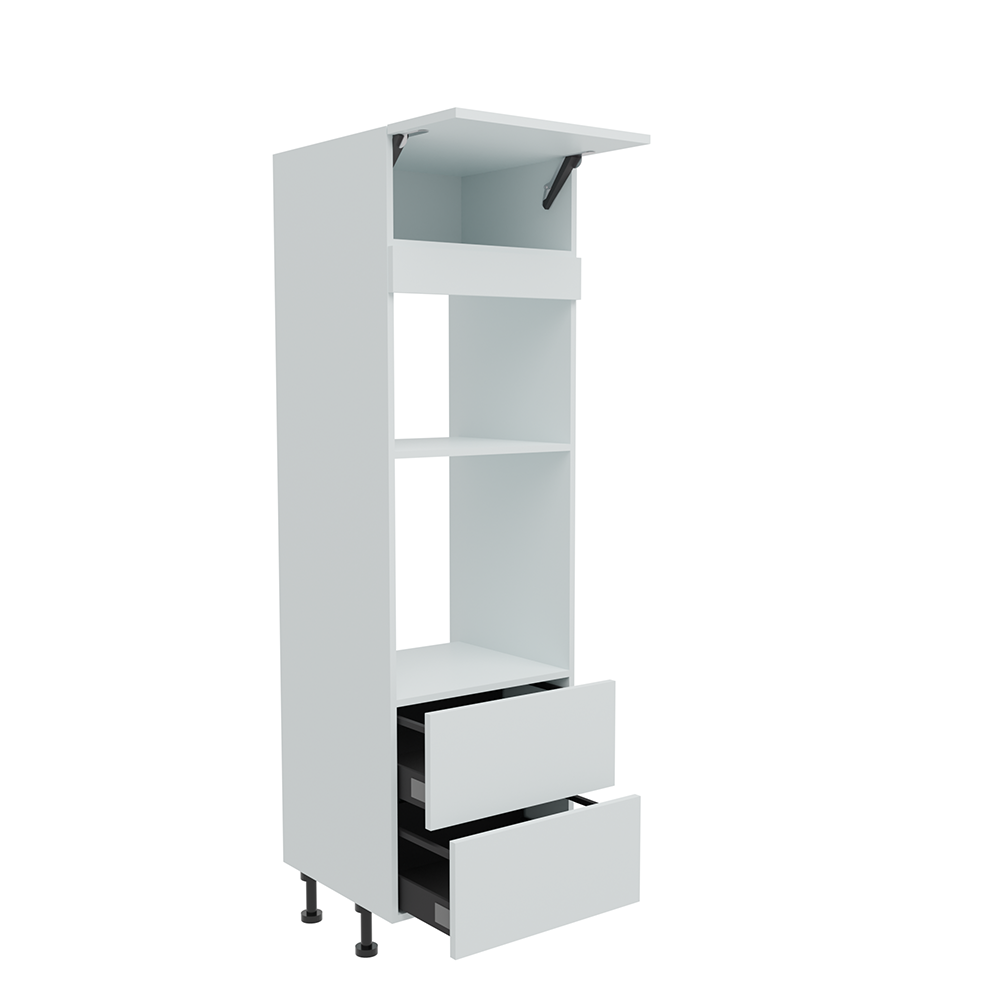 600mm Tall Single Oven & Mic Housing with 2 x Drawers (Medium) Treviso W