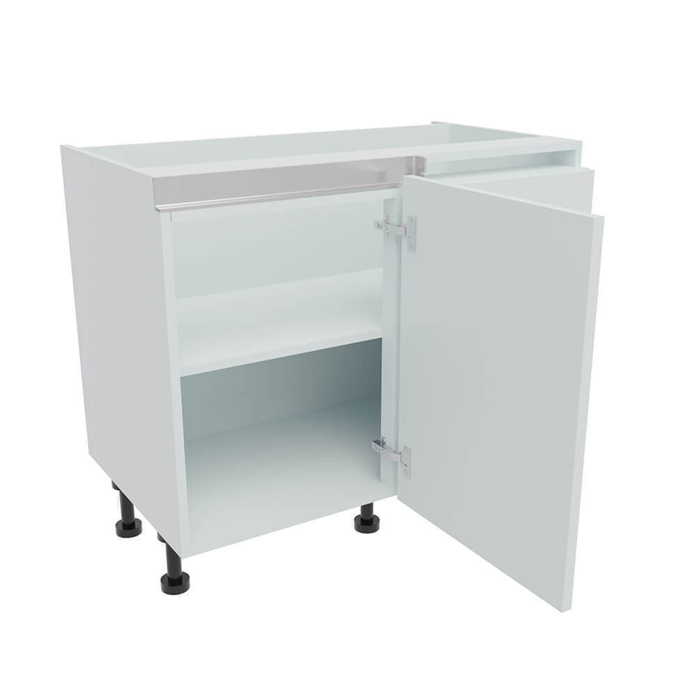 1000mm True Handleless Highline Corner Base Unit - 500mm Door (Right Blank) Denia W