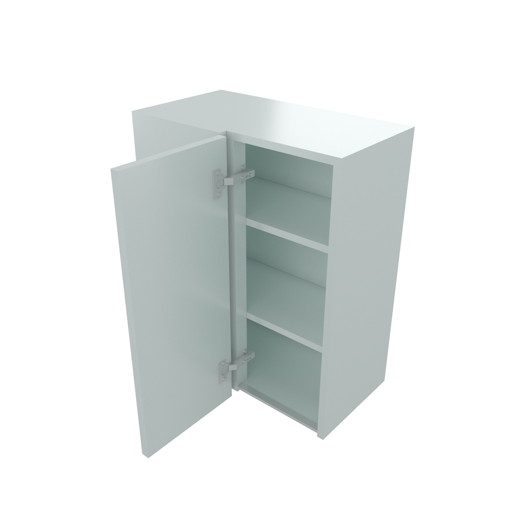 600mm True Handleless Corner Wall Unit - 300mm Door (Left Blank) (Medium) Denia W